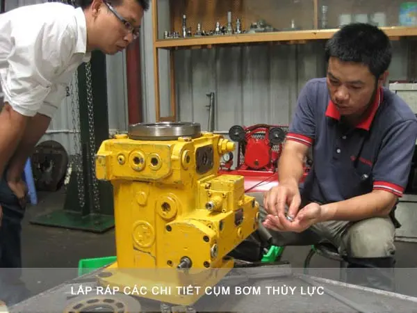 Sửa Chữa Thủy Lực Trên Xe Bơm Bê Tông